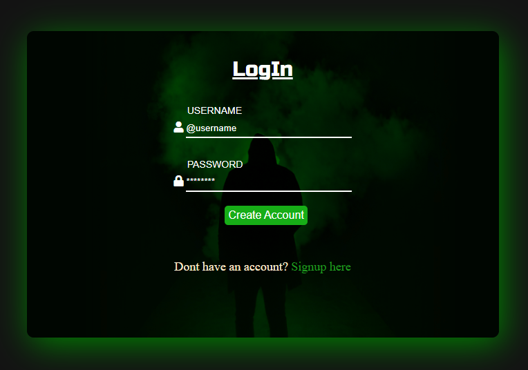 Login Page Template